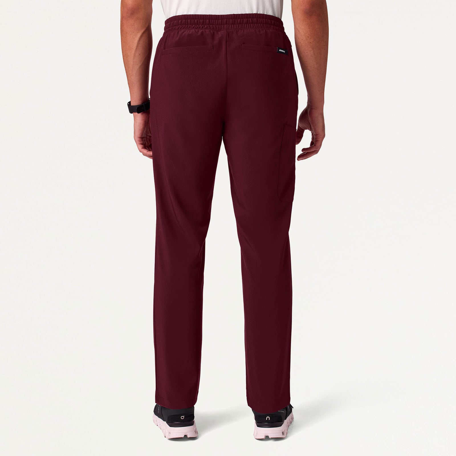 Brooks Straight-Leg Scrub Pant - Burgundy