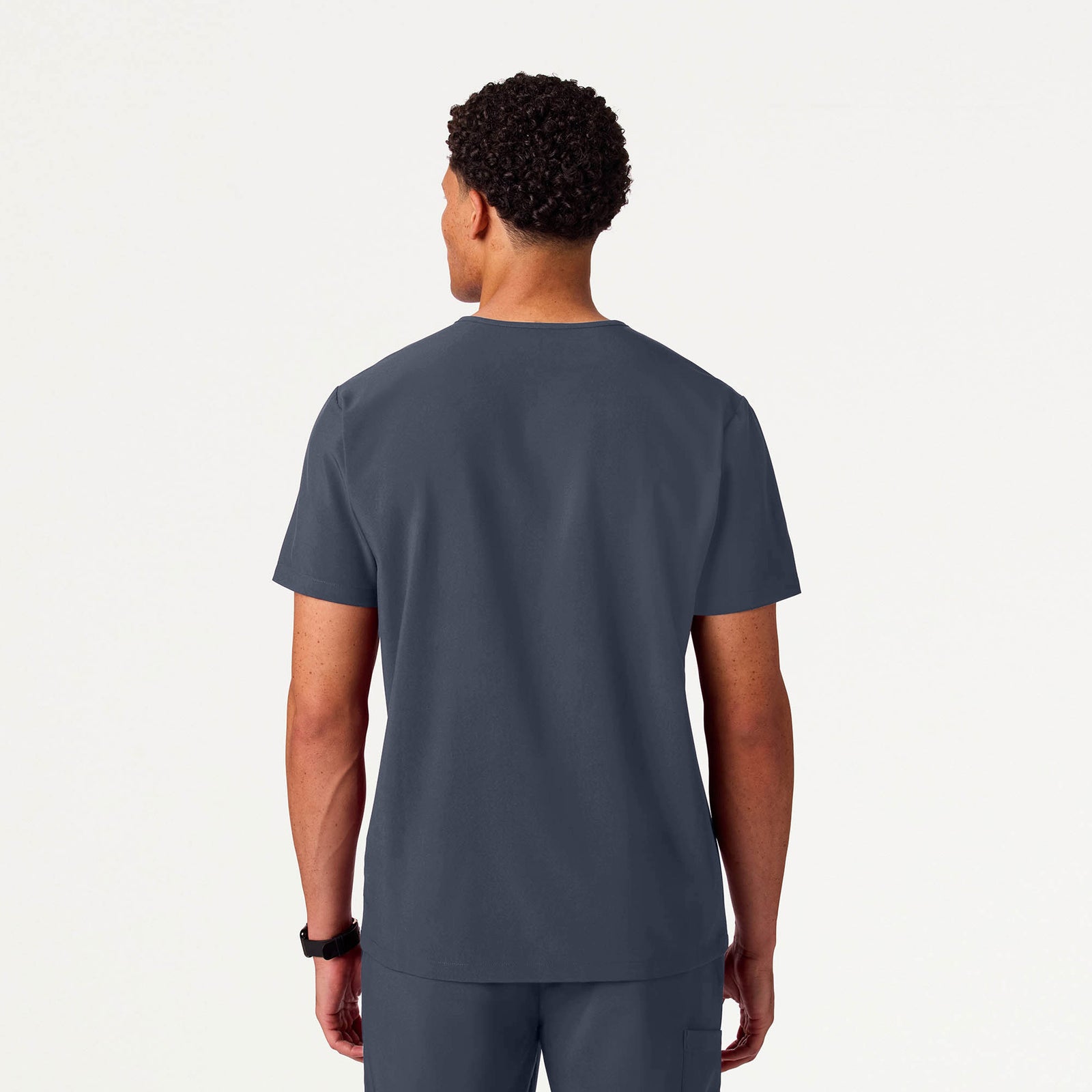 Rhys 1-Pocket Scrub Top - Carbon Gray