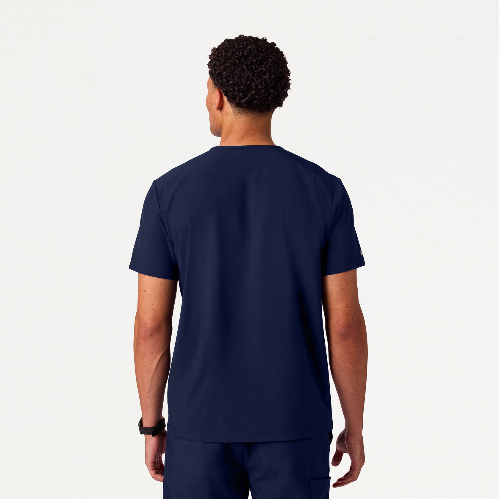 Rhys 1-Pocket Scrub Top - Midnight Navy