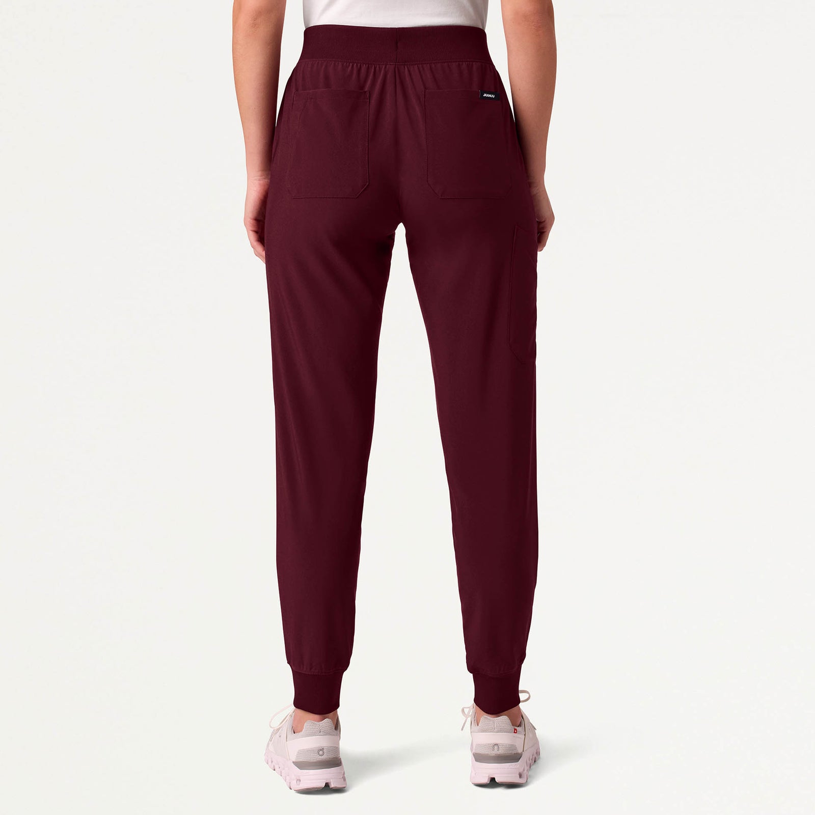 Arden Slim Scrub Jogger - Burgundy