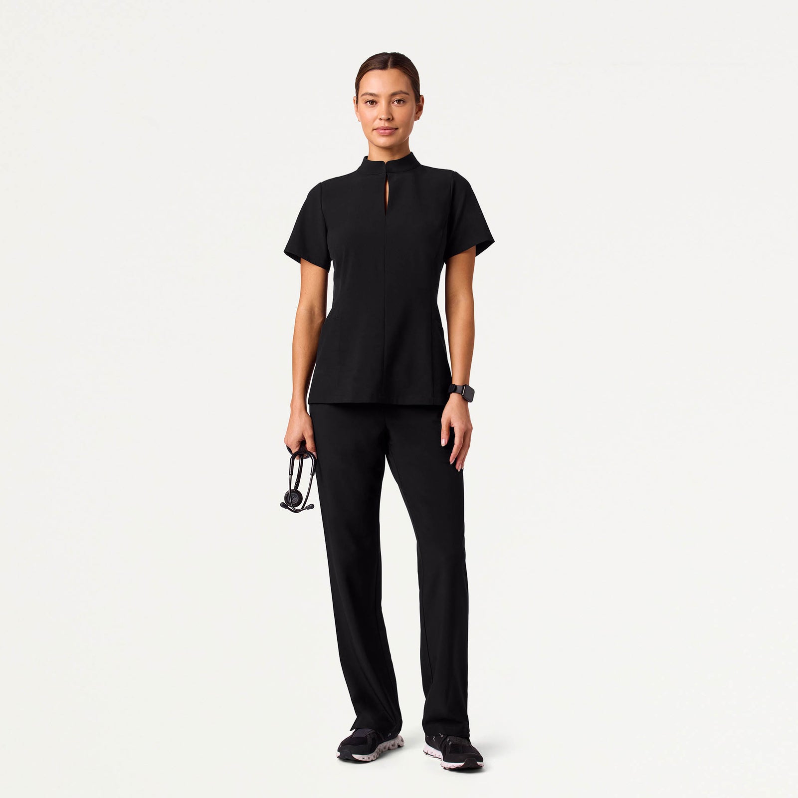 Cam 5-Pocket Scrub Pant - Black