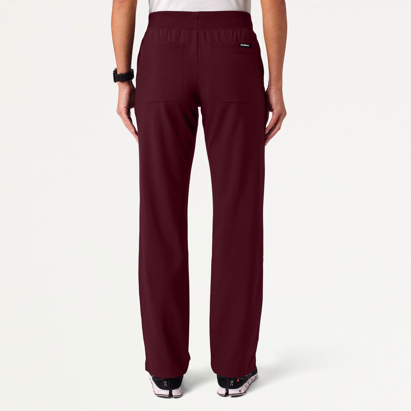 Cam 5-Pocket Scrub Pant - Burgundy
