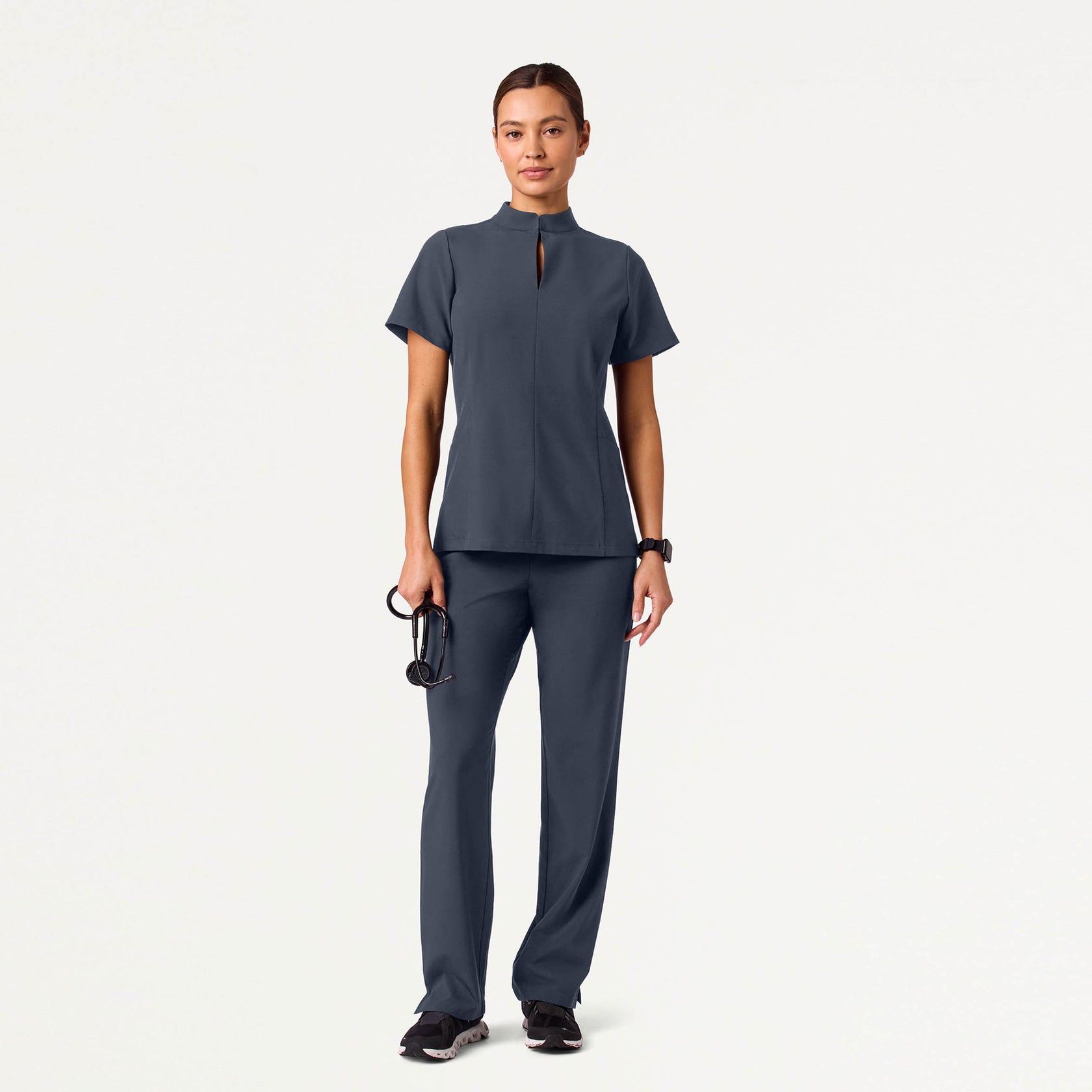 Cam 5-Pocket Scrub Pant - Carbon Gray