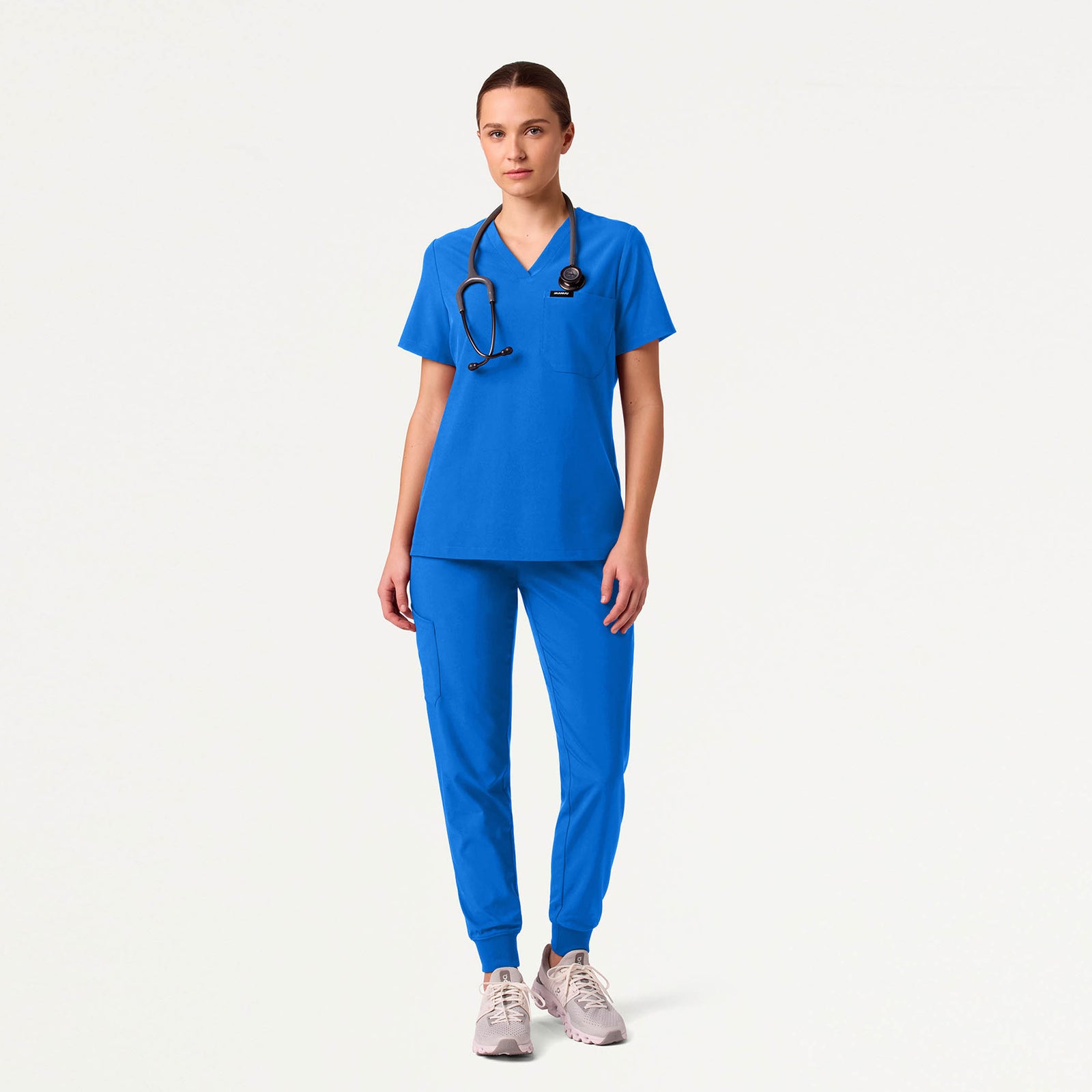 Harlow Slim 1-Pocket Scrub Top - Royal Blue